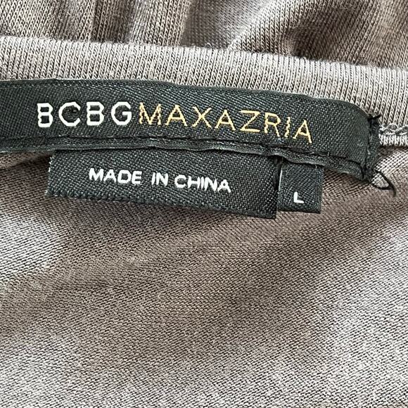 BCBGMAXAZRIA women’s studded midi short sleeve dress - Picture 5 of 7